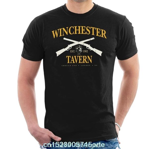 

printed winchester tavern crouch end shaun of the dead men's t-shirt o-neck short-sleeve women t-shirt