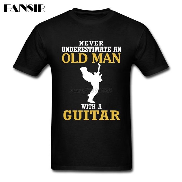 

over size old man with a guitar funny tee shirt men male short sleeve o neck men tshirts team brand clothing