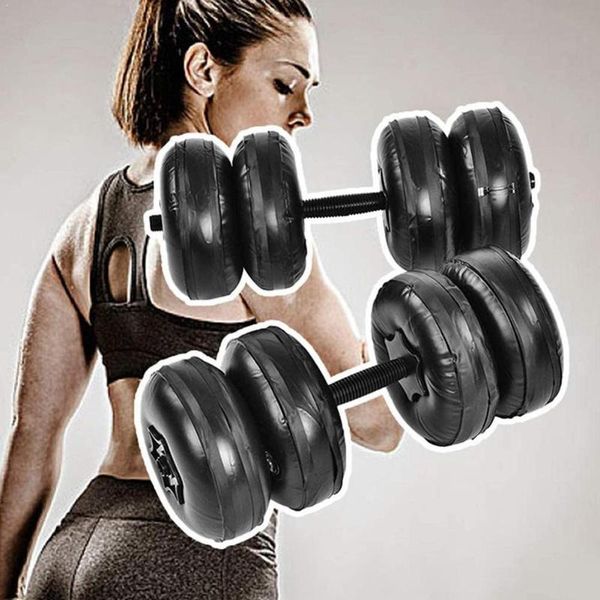 

10-15kg fitness water gevulde halter fitness apparatuur handig training arm injectie spier dumbb verstelbare water z1i8