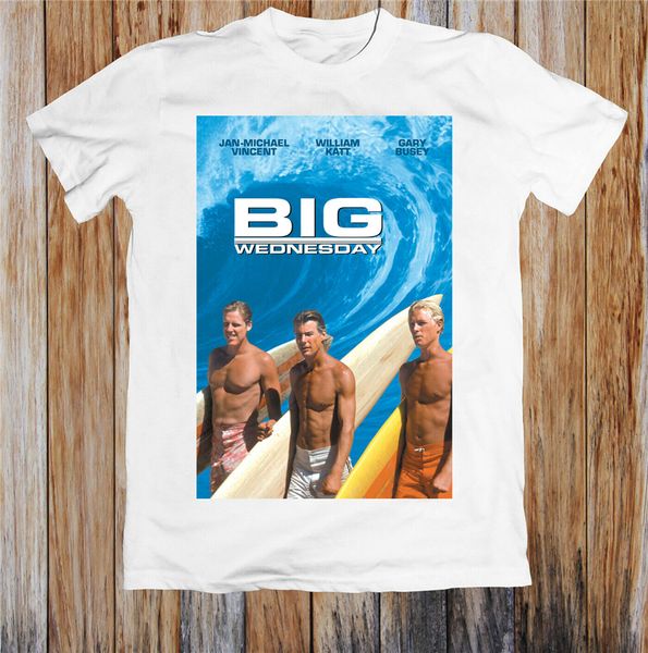 

big wednesday 70s retro movie poster t shirt Â casual print fashion tee shirt