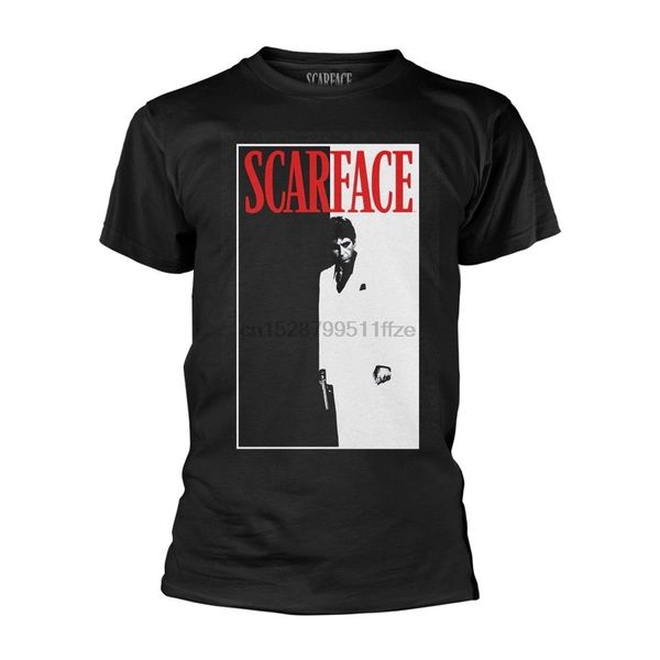 

scarface tony montana al pacino brian de palma official tee t-shirt mens print t shirt summer style tee