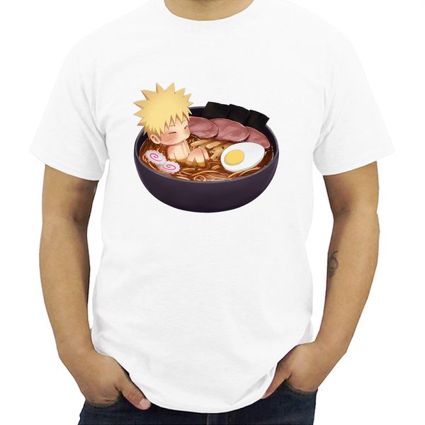 

мужская новые наруто любовь ramen печати t-shirt мода прохладный o-образным вырезом мужчин футболка коротким рукавом повседневная мужчины од