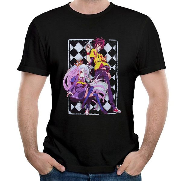 

мужская нет игра нет жизни sora shiro t shirts черный
