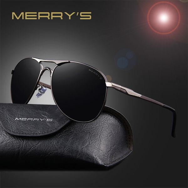 

merry's aluminum mens polarized mirror sun glasses classic brand designer sunglasses men driving eyewear pilot sunglasses s'8712, White;black