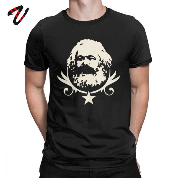 

men's t shirts socialist tshirt karl marx red star communism marxism socialism cotton awesome tee shirt plus size t-shirt
