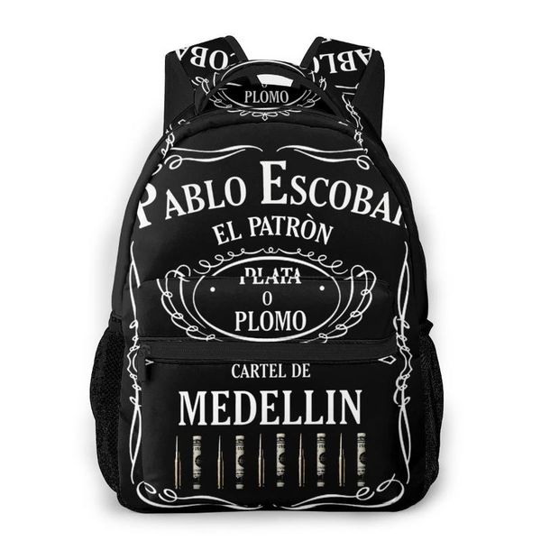 

narcos print large capacitydaily casual new fashion school narcos bag