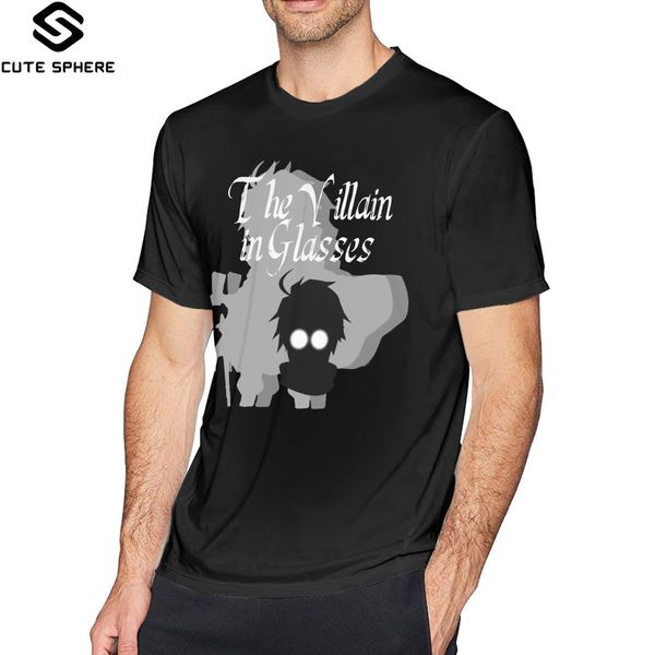 

log horizon t shirt the villain in glasses t-shirt mens short sleeve tee shirt cute 6xl 100 cotton tshirt