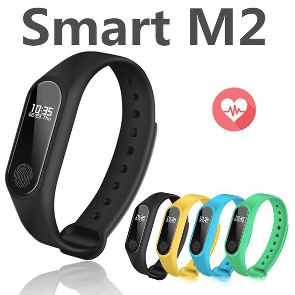

2020 new m2 fitness tracker watch band heart rate monitor waterproof activity tracker smart bracelet pedometer call remind health wristband