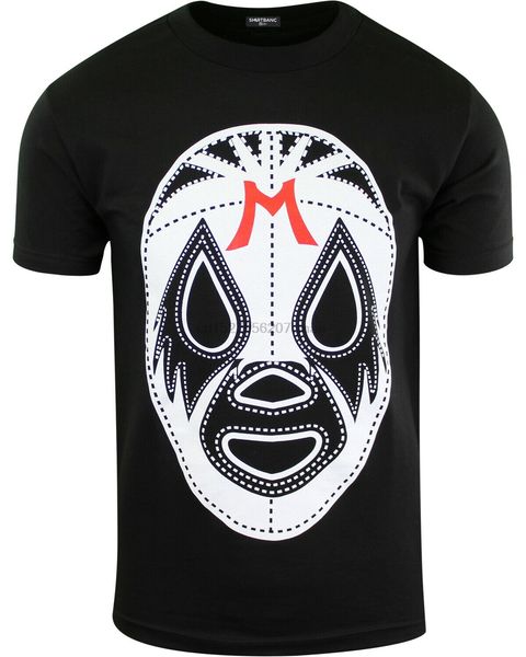 

shirtbanc black mil mascaras shirt lucha libre tee gear