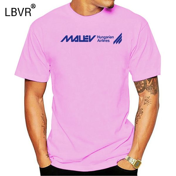 

malev airways shirt s-xxxl logo hungarian airlines pilot aviation jet t shirts short sleeve leisure fashion summer