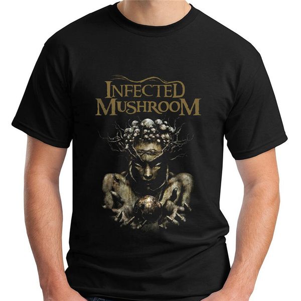 

новый infected mushroom im супервизор electro trance dj black t-shirt s-3xl casual tee shirt