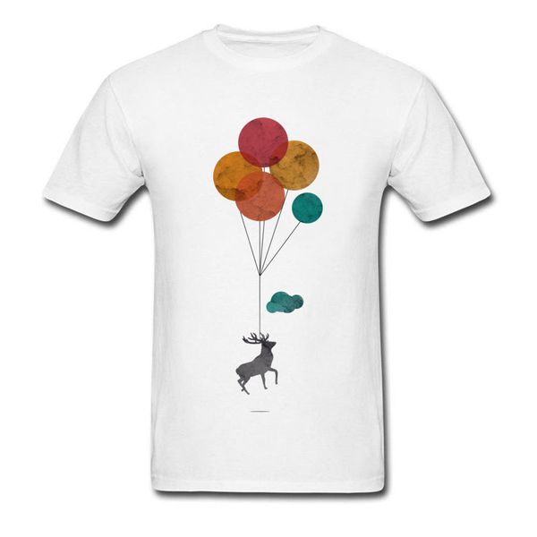 

rock music t shirt bring me up christmas deer ekl mars planets balloon print funny t-shirts for men new great tees design