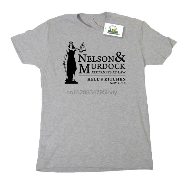 

nelson murdock law inspired by daredevil punisher printed t-shirt