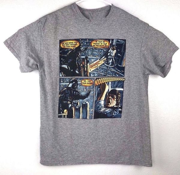 

comics men's t-shirt - gray - size l confortable tee shirt