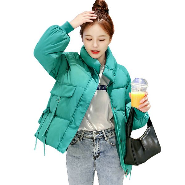 

winter coat warm jacket women 2020 new winter korean short padded jacket, Black