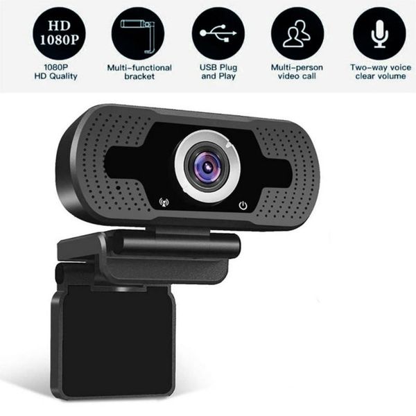 

hd1080p mini webcam web camera built-in microphone live broadcast camera usb video recorderonline lesson home office essentials retail box