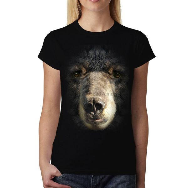 

snout black bear women t-shirt m-3xl new