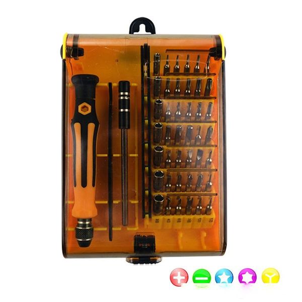 

multifunctional repair tools kit 45 in 1 precision screwdriver repairing kit set for mobile phone lap computers