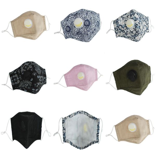 

pm2.5 face washable reusable anti-dust new 2020 mask masks valve protective cotton face ma 1pu5
