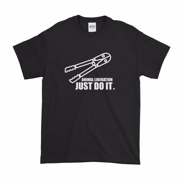 

мужчины футболка 2020 лето 100% хлопок животные фронт освобождения футболка. новое освобождение животных сверху. права животных. alf классич