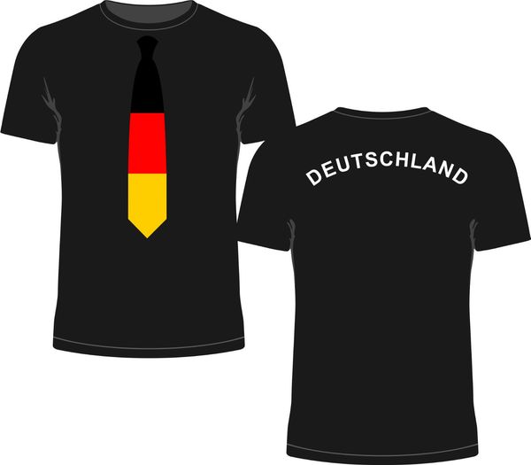 

2020 fashion deutschland krawatte shirt em wm trikot fahne fanartikel germany m107 tee shirt