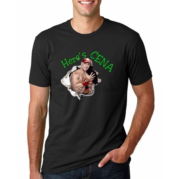 

summer new t shirt men wrestling john seth sr rollins cena respect. earn it. orange blue fashion mens t-shirt s~xl size