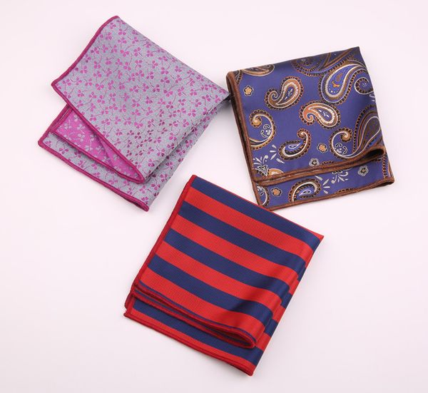 

bow ties men's suit pocket towel original small square scarf accessories retro tide, Black;gray