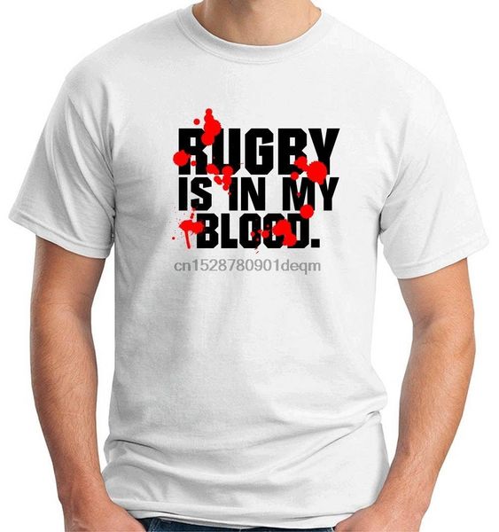 

2020 summer t shirt o-neck fashion casual jersey t-shirt man t1025 rugby in the blood rugbista sport tee shirt