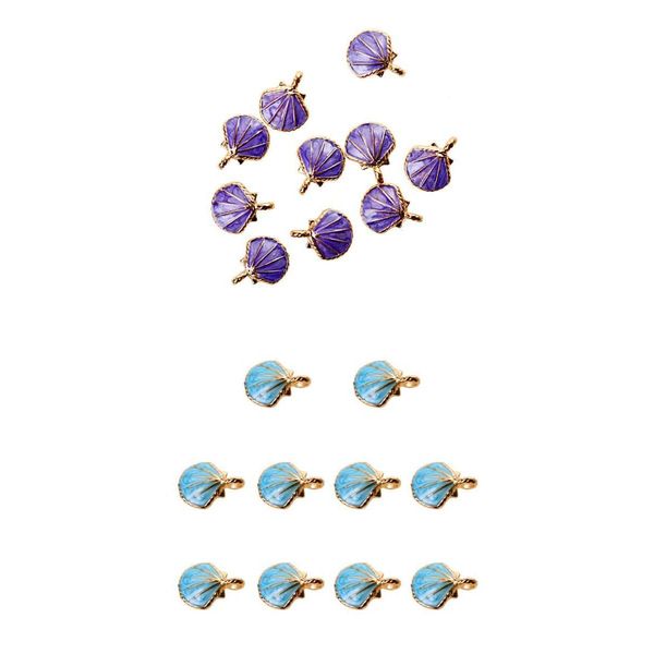 

20pcs diy bracelet bulk seashell alloy beads bracelet jewelry, Black