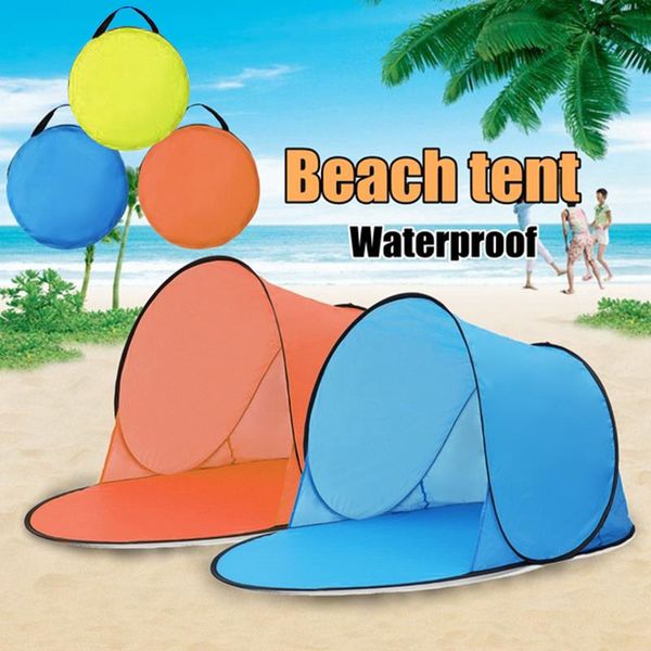 

tents and shelters polyester sun camping tent up beach waterproof water travel summer comfortable durable garden hiking
