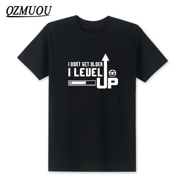 

2020 new fashion i don't get older i level up t shirt men cotton o-neck short sleeve t-shirt funny game gamer tees xs-xxl