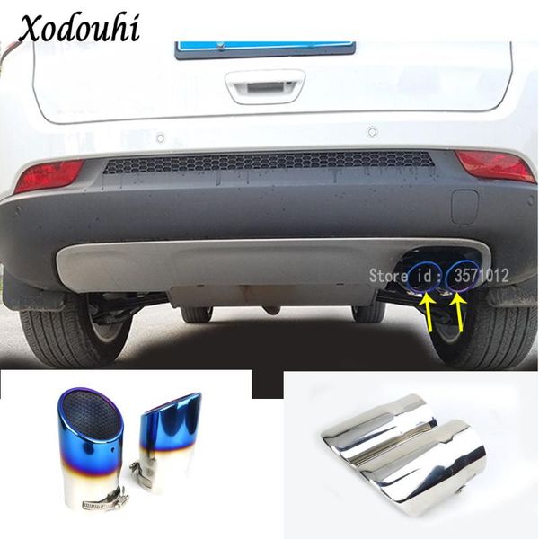 

for 2020 2020 car body styling muffler exterior end tip tail pipe outlet dedicate stainless steel exhaust