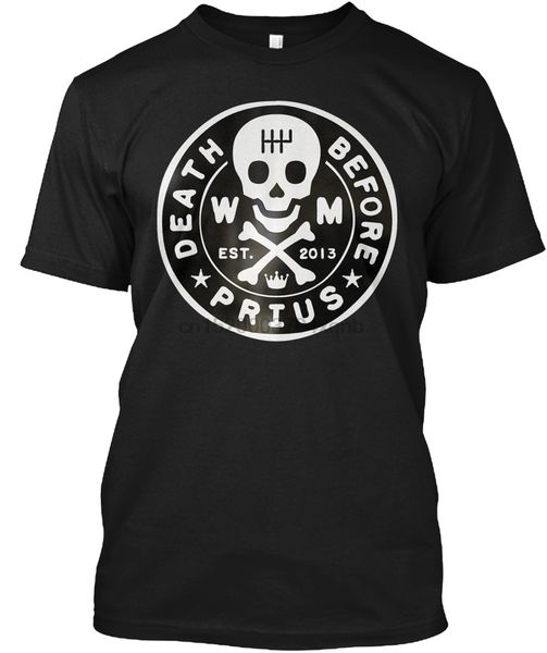 

мужчины футболка death before prius t shirt женщины футболку