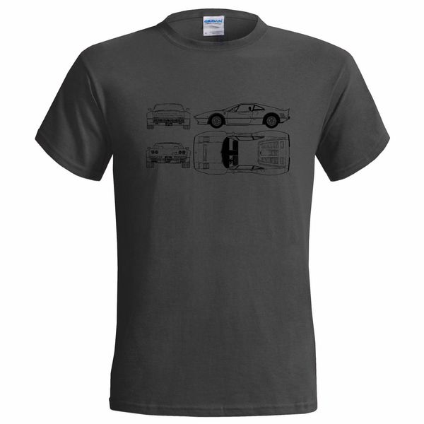 

male selling t shirt italy car 288 gto men's t shirt classic car 1984 sporter summer tee shirt
