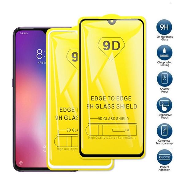 

100pcs a 9d tempered glass screen protector for xiaomi 9 se 9x cc9 cc9e 9t 8x screen protector 8 pro 8 lite