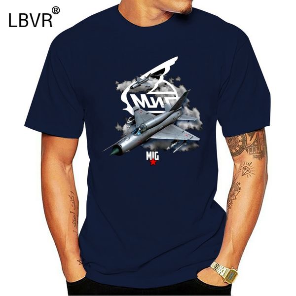 

mig-21 russian aircraft t-shirt military air force aircraft fighter black 2019 new men t-shirt loose clothes tees