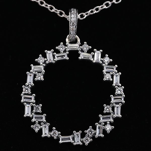 

925 sterling silver shards of necklace, clear cz for women jewelry collar