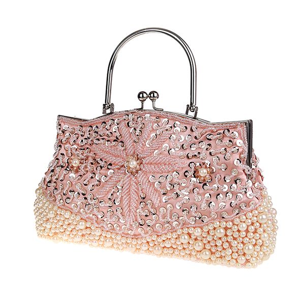 

для женщин из бисера sequined мешок вечера свадеб сумки кошелек сцепления, Black;red