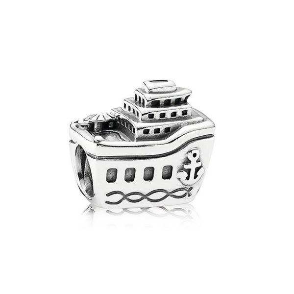 

new 100% 925 sterling silver 1:1 authentic 791043 cruise ship charm bracelet original women jewelry, Black