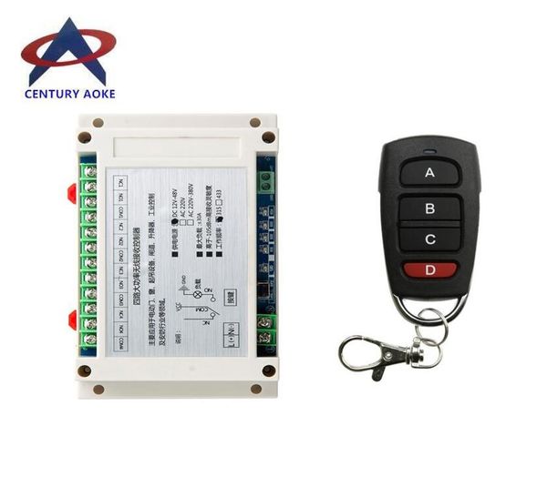 

dc 12v 24v 36v 48v 10a 4ch 30a rf переключатель беспроводной пульт дистанционного освещения выключатель питания управления