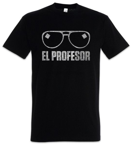

el professor t-shirt money mask la casa heist de papel dali tokio glasses shirts homme novelty t shirt men
