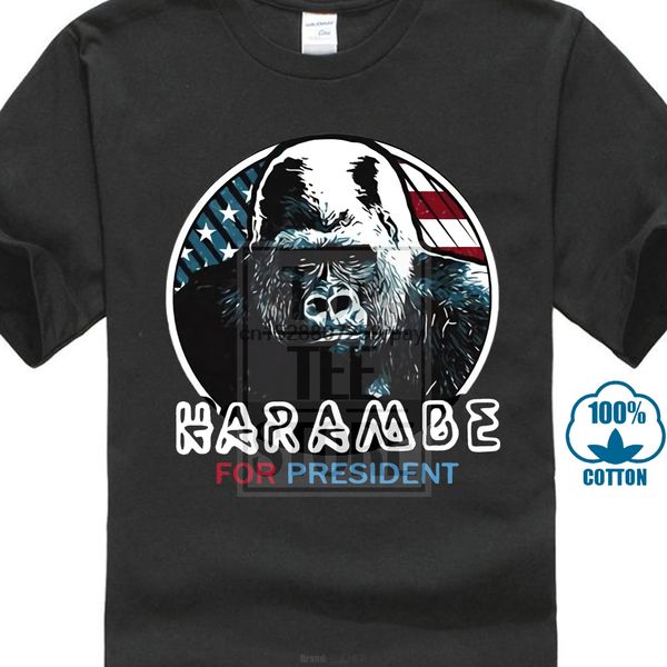

рубашка harambe gorilla с коротким рукавом футболки