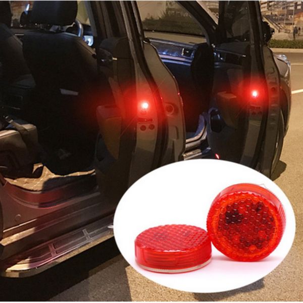 

2x car styling led door warning lamp for qashqai j11 juke x-trail t32 tiida note almera primera pathfinder teana rogue