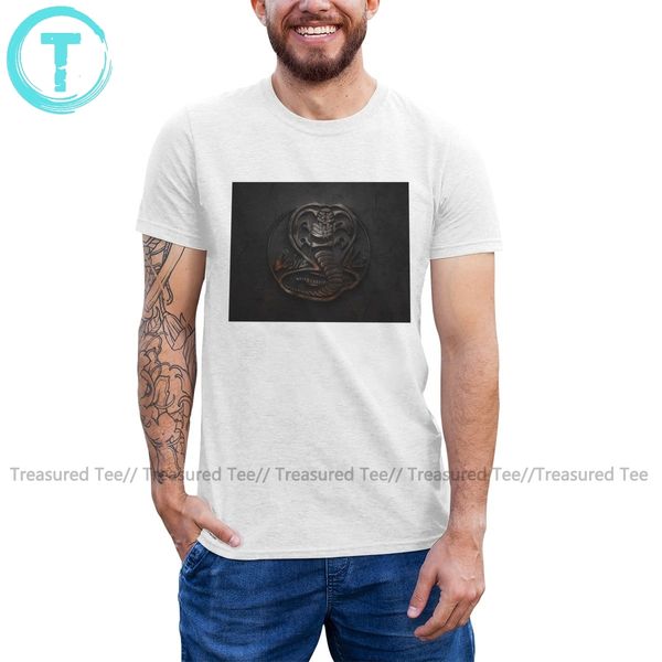

cobra kai t shirt cobra kai karate kid tshirt t-shirt 100 cotton short sleeve tee shirt men fashion tshirt