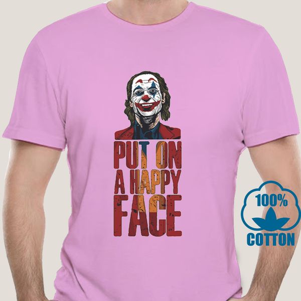 

0239a popular film and television protagonist men joker loose and harajuku style street men t shirts cotton camiseta de hombre