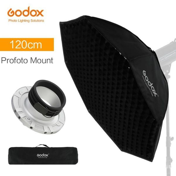 

godox pro 120cm 47 studio octagon honeycomb grid softbox reflector softbox with profoto mount for studio strobe flash light