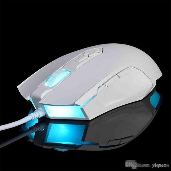 

gaming mouse machine aj528 key 2400 dpi led wired mouse for pc computer desklape-sport game player programmable mouse lol/cf