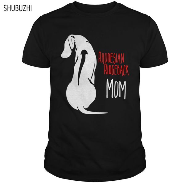 

funny men t shirt rhodesian ridgeback mom - mens o neck t-shirt cool t-shirt shubuzhi brand tees cotton tshirt