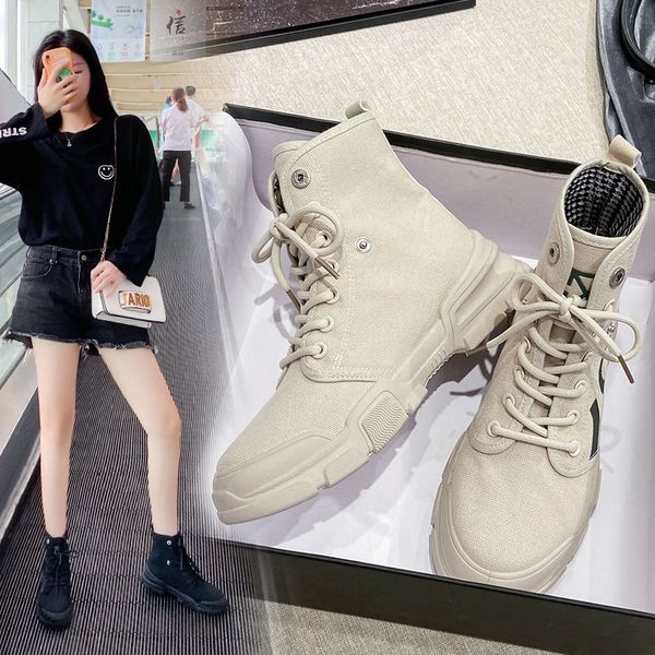

brand designer women's boots 2020 autumn winter new ladies ankle boots shoes fashion stretch chaussure cotton motorcycle shoes, Black
