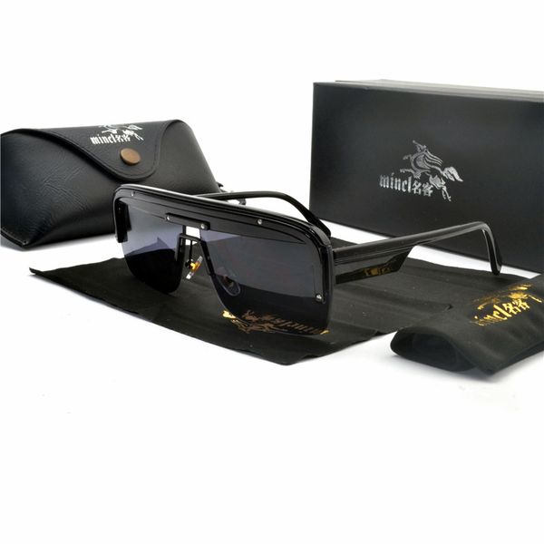 

classic half metal black leopard sunglasses men women brand designer semi rimless frame sun glasses uv400 nx, White;black